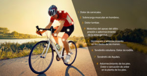 lesiones dolor ciclista