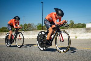 Geometría ciclista mujer